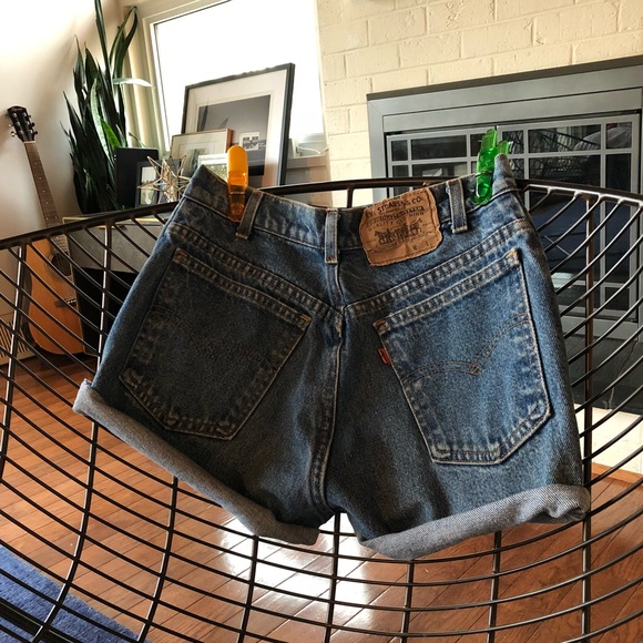 RARE 80s vintage Levi's wedgie shorts fits 25-27/8 - Picture 5 of 8